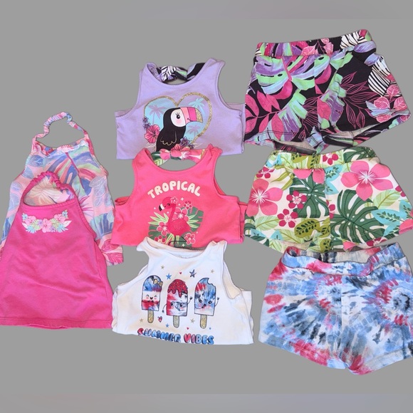The Children's Place Other - Toddler Girl Tropical Summer Bundle | 12-18 Months | 8 Pieces | Like New